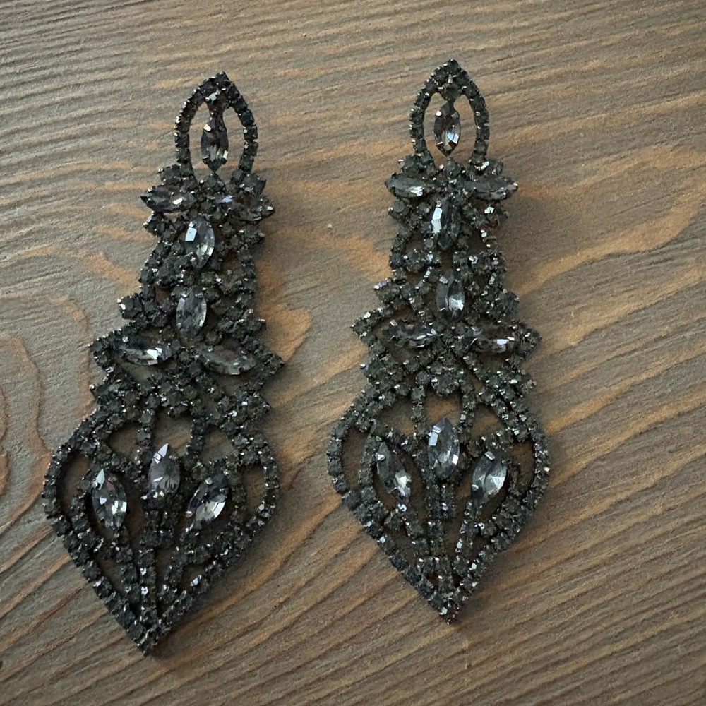 Vera Wang rhinestone earrings